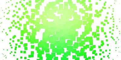 Light Green vector background with rectangles.