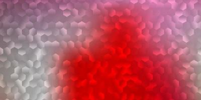 Light red vector template in a hexagonal style.