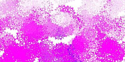 Light purple vector texture with bright snowflakes.