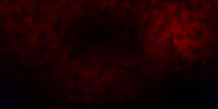 Dark red vector template in a hexagonal style.
