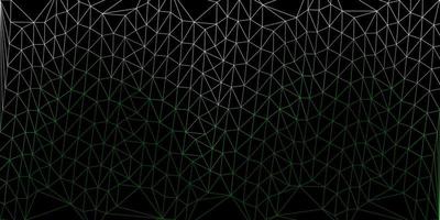 Dark green vector geometric polygonal layout.