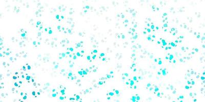 Light blue vector texture with memphis shapes.