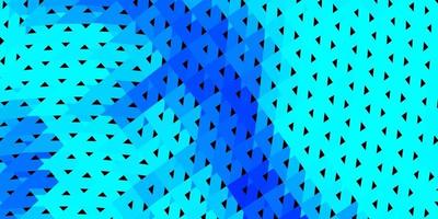 Light blue vector abstract triangle background.