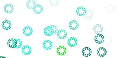 Light green vector layout with circle shapes.