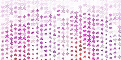 Light Pink, Red vector background with covid-19 symbols.