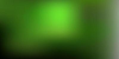 Dark green vector abstract blur layout.