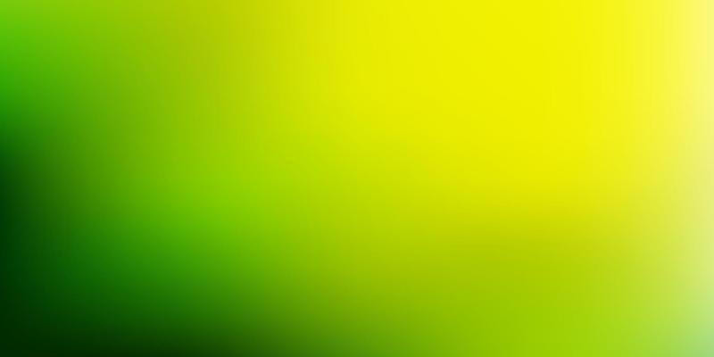 Light green, yellow vector gradient blur backdrop.