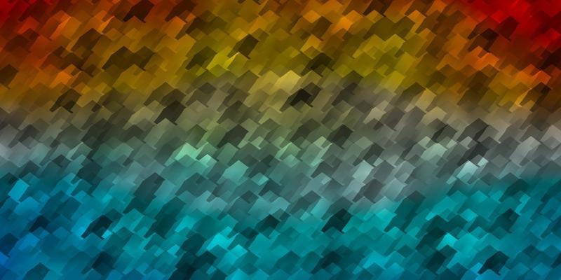 Light Blue, Green vector layout with hexagonal shapes.