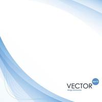 Blue wave template background. Vector illustration