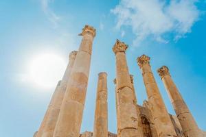 Temple of Artemis in Gerasa, present-day Jerash, Jordan photo