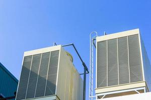 Industrial cooling towers photo