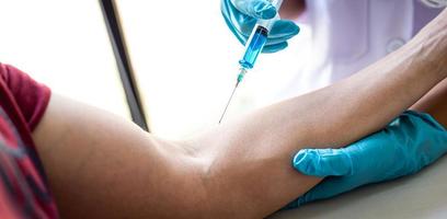 Person receiving a vaccine photo