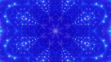 Blue and white light and shapes kaleidoscope 3d illustration for background or wallpaper photo