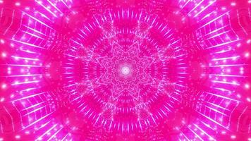 Purple, red, pink, and white light and shapes kaleidoscope 3d illustration for background or wallpaper photo