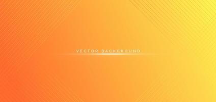 Abstract modern yellow and orange color gradient background with diagonal lines pattern. vector