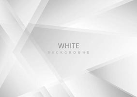 Abstract white and gray triangle overlapping layer background. Modern style. vector