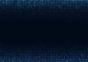 Abstract blue color dot pattern on dark blue background with copy space for text. vector