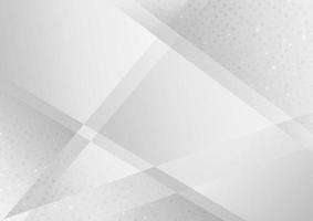 Abstract white and gray triangle overlapping layer background. Modern style. vector