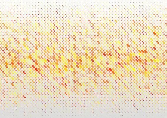 Abstract red yellow orange dot pattern background.