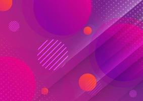 Abstract circles geometric color gradient background with texture. vector