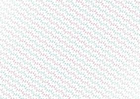 Abstract line blue and pink pattern on white background and texture. vector