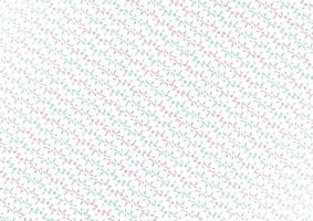 Abstract line blue and pink pattern on white background and texture. vector