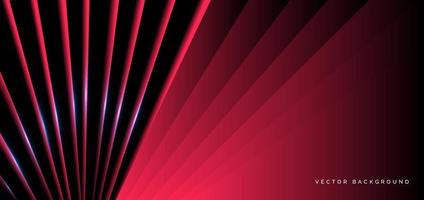 Abstract template red diagonal with blue light effect background. vector