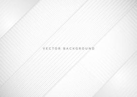 Abstract white and gray background with diagonal lines. vector