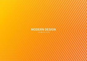 Abstract modern striped lines on orange gradient background. vector