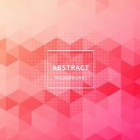 Abstract pink gradient color geometric hexagon pattern background and texture with copy space. vector