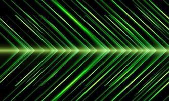 Abstract green arrow light metallic direction speed pattern design modern futuristic technology background vector illustration.