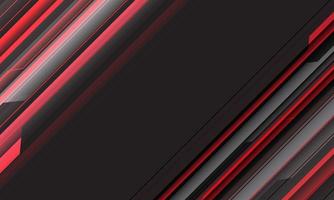 Abstract red black cyber geometric line slash with blank space and text design modern futuristic background vector illustration.