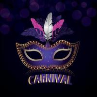 Carnival purple celebration vector