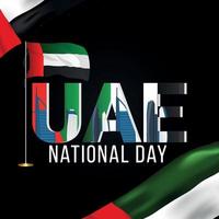 Uae national day vector