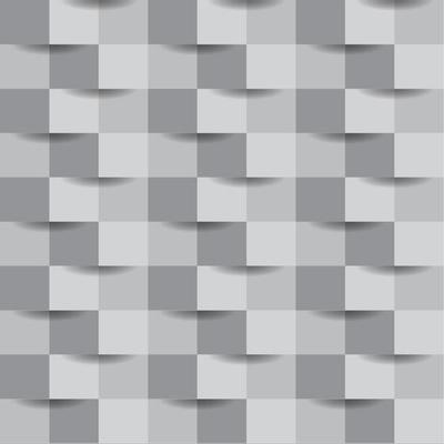 Abstract grey block geometric seamless pattern background vector illustration.