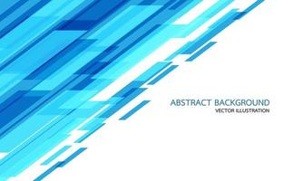 Abstract blue geometric speed technology on white with blank space and text design modern futuristic background vector illustration.