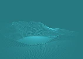 abstract wireframe landscape background 1505 vector