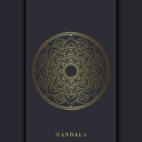 plantilla de mandala con elementos clásicos y elegantes. ideal para invitación, volante, menú, folleto, fondo vector premium