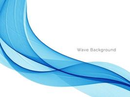 diseño de onda azul decorativo fondo moderno