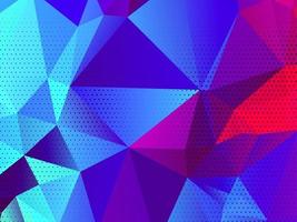 geometric triangle polygon background vector