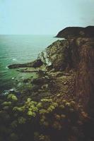 Cliff landscape in Bilbao, Spain photo