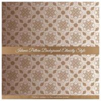 Islamic Pattern Background Ethnicity Style vector