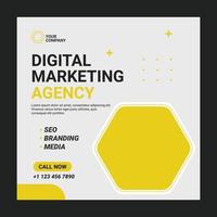 Digital Marketing Template vector