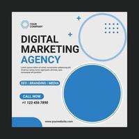 Digital Marketing Template vector