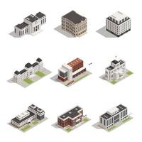 government buildings isometric