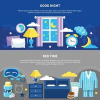 Sleep time vector illustration