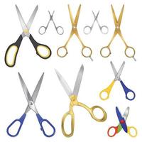 realistic scissors set