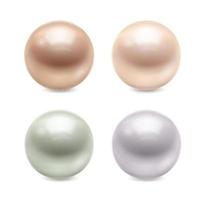 pearls realistic set