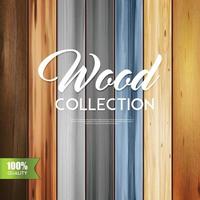 realistic wooden texture vertical set vector