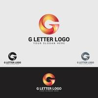 plantilla de diseño de logotipo de letra g vector